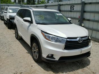 Salvage Toyota Highlanders For Sale