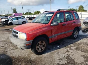  Salvage Chevrolet Tracker