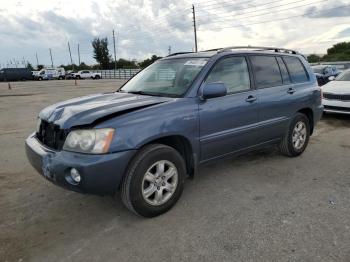  Salvage Toyota Highlander