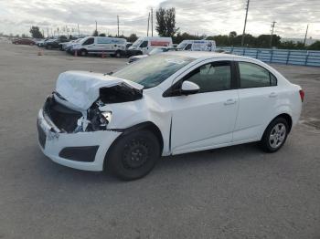  Salvage Chevrolet Sonic