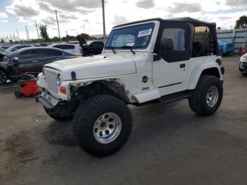  Salvage Jeep Wrangler