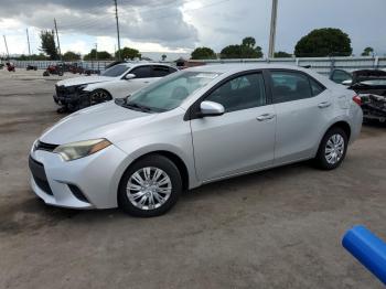  Salvage Toyota Corolla