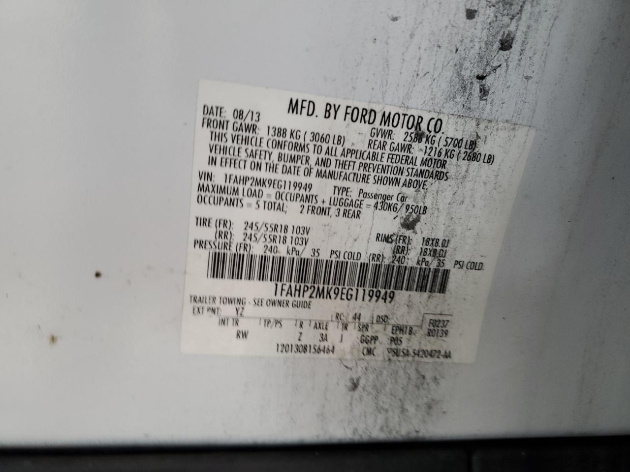 Ford Taurus Police Interceptor Image 3