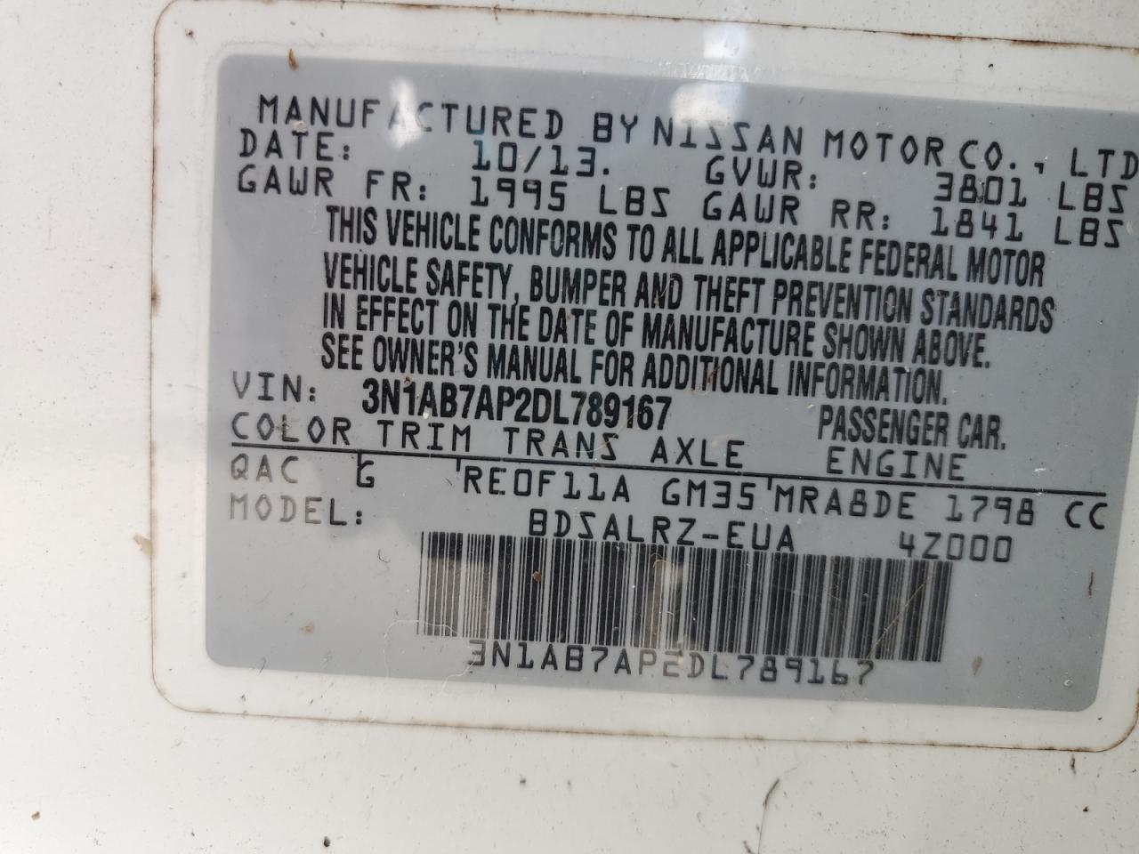 Nissan Sentra S Image 11