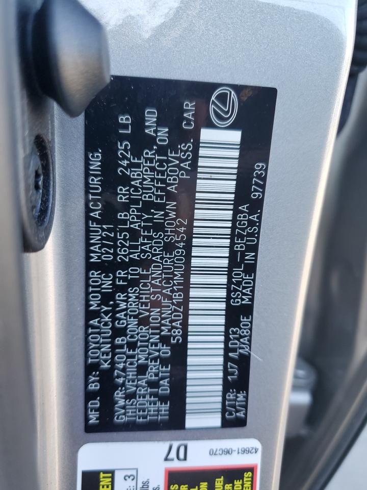 Lexus Es 350 Base Image 8