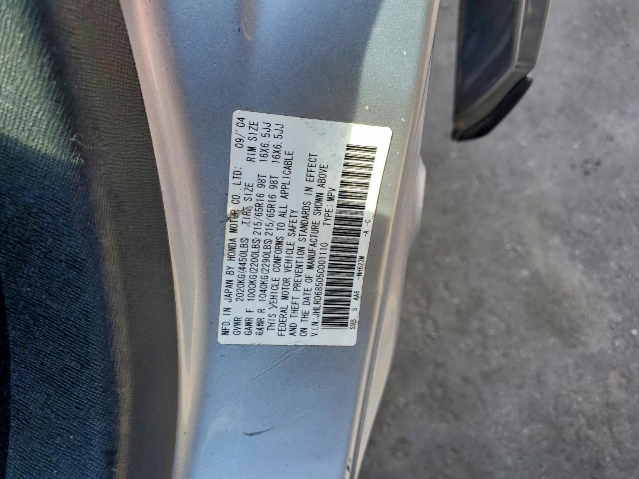 Honda Crv Lx Image 11