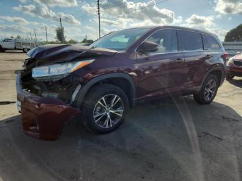  Salvage Toyota Highlander