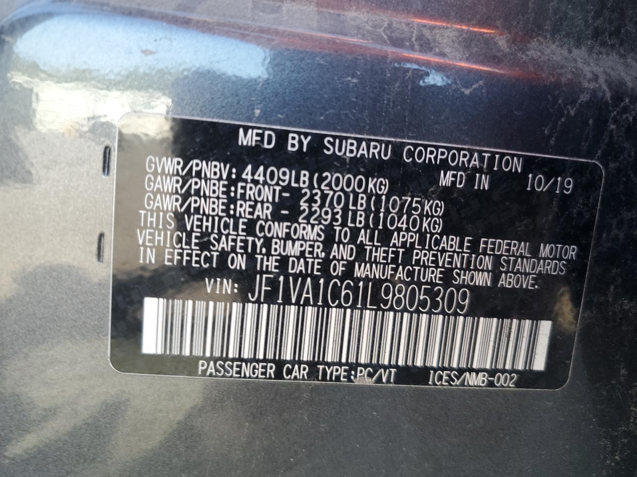 Subaru WRX Premium Image 12