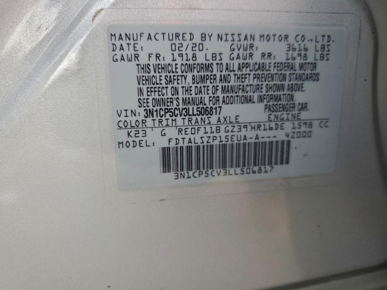 Nissan Kicks Sv Image 10