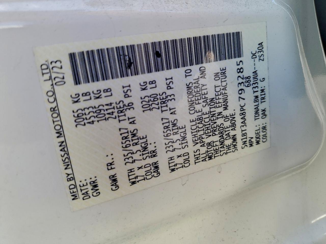 Nissan Rogue S Image 11