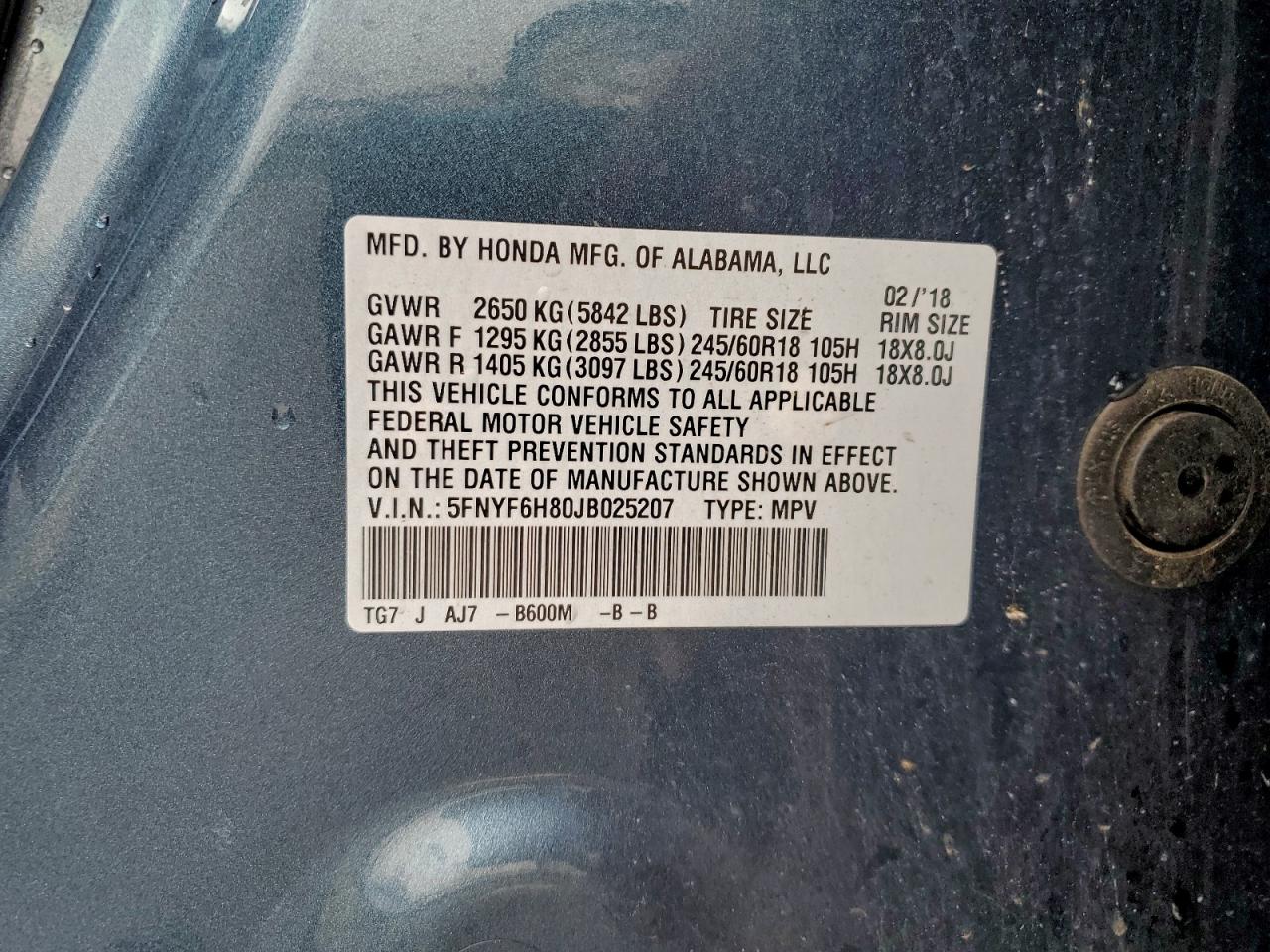 Honda Pilot Exl Image 13