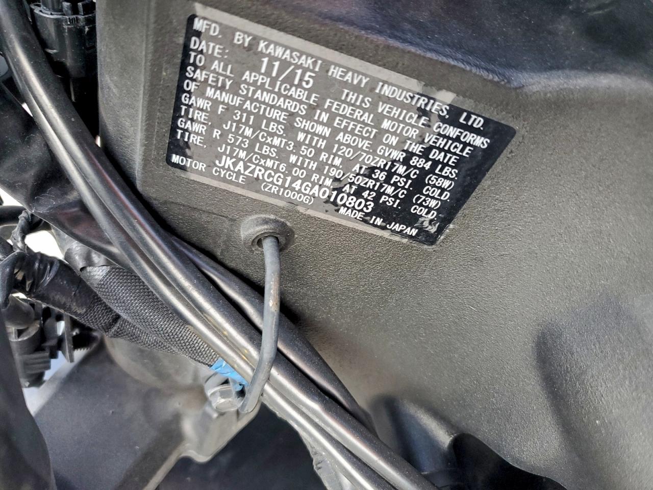 Kawasaki Zr1000 G G Image 4