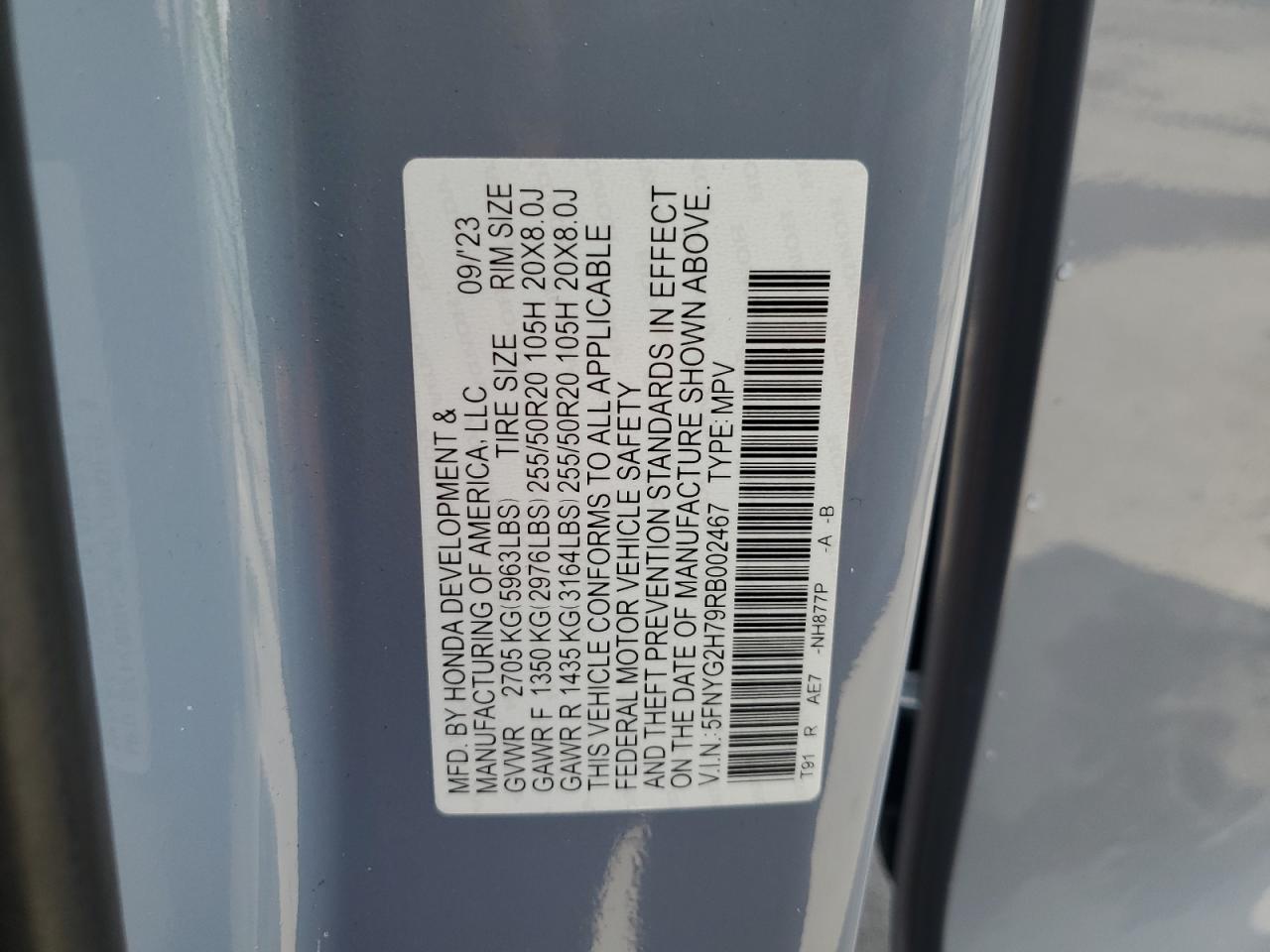 Honda Pilot Touring Image 8