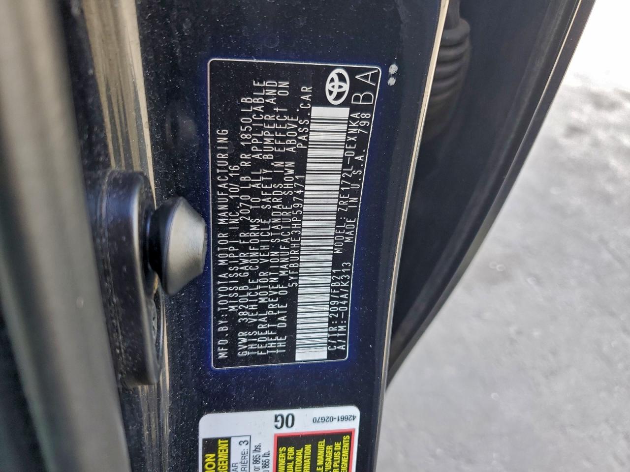 Toyota Corolla L Image 5